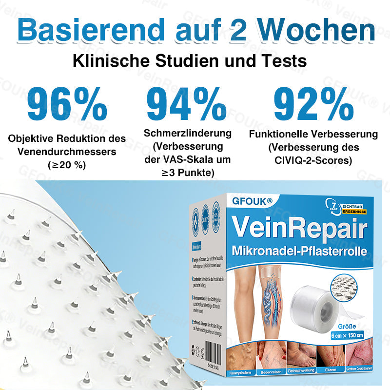 🇩🇪🥇🏆GFOUK® VeinRepair Mikronadel-Pflasterrolle⚡Sofortige Linderung, langfristige Ergebnisse