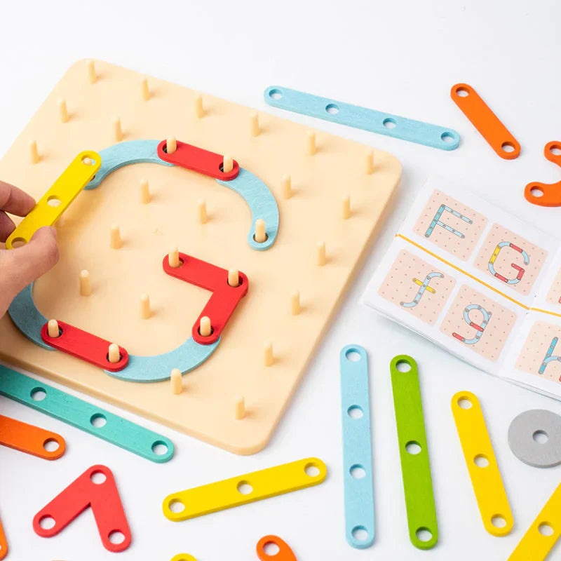 LearnWood™ – Holz-Puzzlespielzeug für Kinder | Fördert Kreativität und Logik