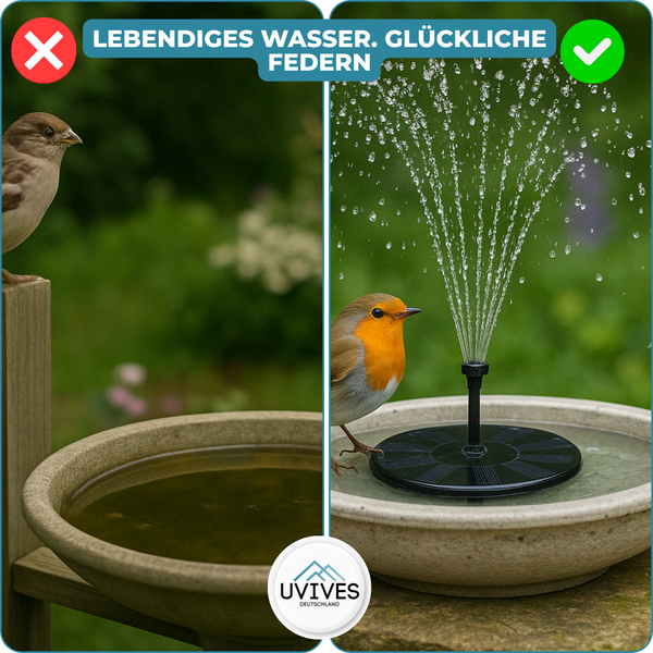 AquaBloom™ – Solarbrunnen für Ruhe & Eleganz im Garten
