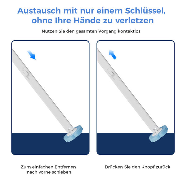 CleanGrip – Hygienisch saubere Toilette ohne Schrubben