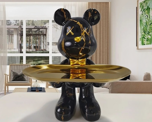 CraftBear™ Bärenstatue mit Ablagefach
