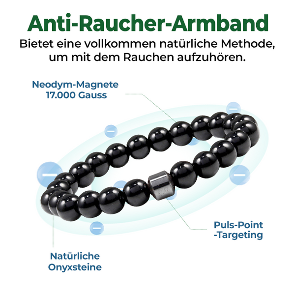 Nuvora™ AntiSmoke Magnetisches Armband - Für Mehr Unterstützung Beim Rauchstopp
