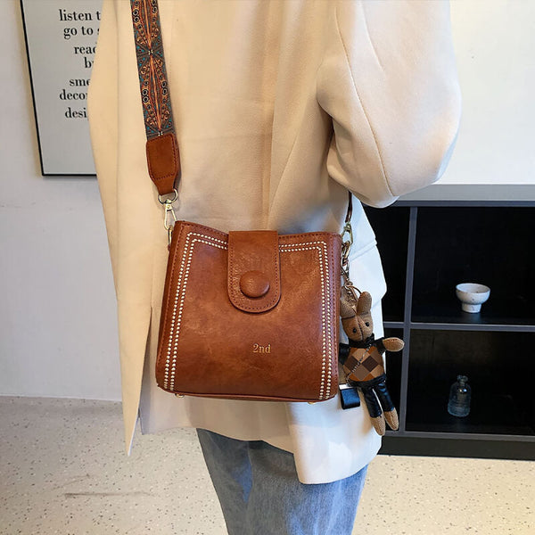 RetroCharm™ – Vintage-Mode-Tasche mit verstellbarem breiterem Schultergurt
