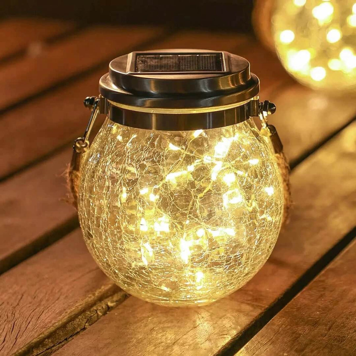 GlowCrest - Solarglas-Licht
