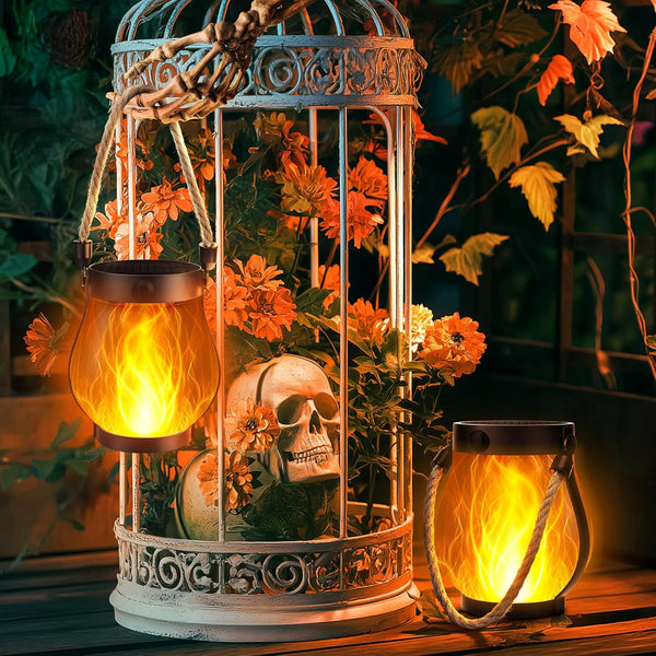 GlowHaven™ | Solar Flammenlaterne – Für Warmes Ambiente & Stimmungsvolle Abende