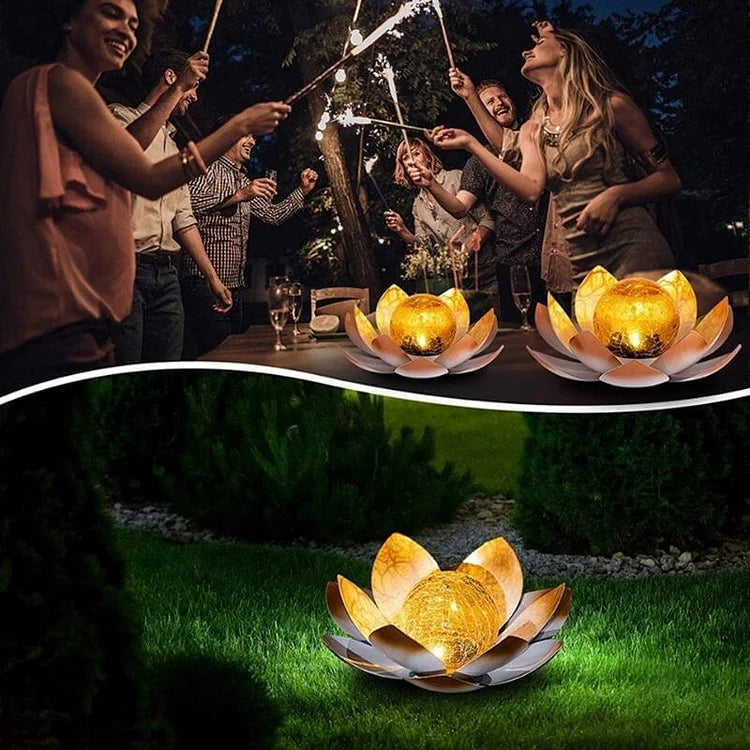 1+1 GRATIS | LotuGlow – Magische Gartenbeleuchtung mit Stil