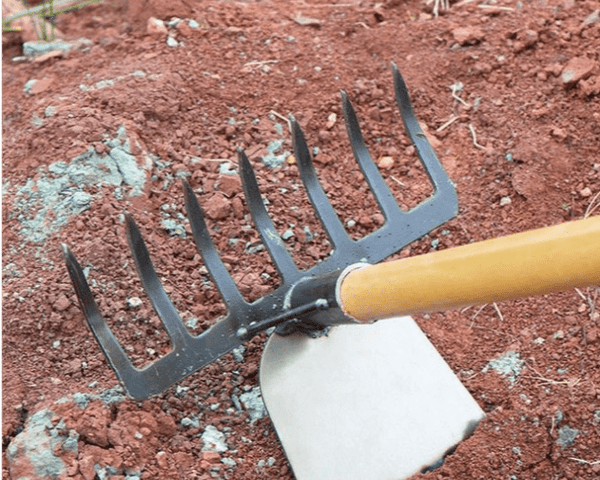 DualDigger - Professionelle 2-in-1-Harke-Hacke
