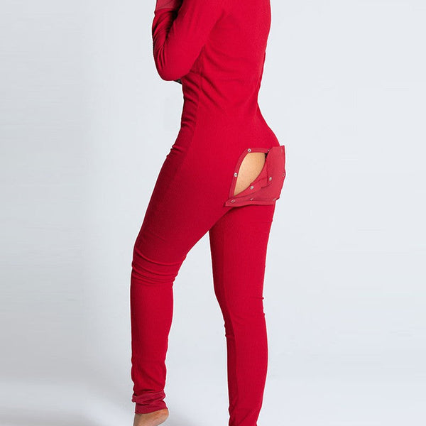 WinterGlow™ – Festlicher Jumpsuit mit Knopfleiste für Frauen