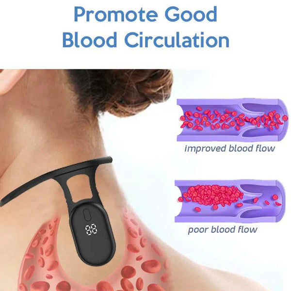 NeckSoothe Pro™ | Tragbares Gerät zur Lymphstauung