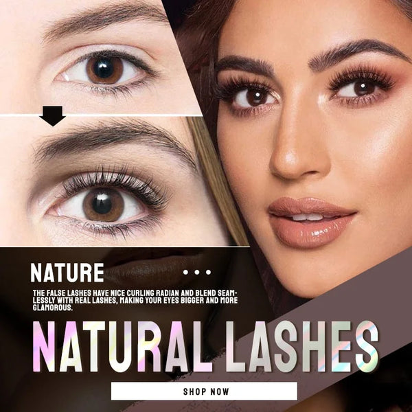 AufgeklebteWimpern™ Wiederverwendbare selbstklebende Wimpern (1+1 gratis)