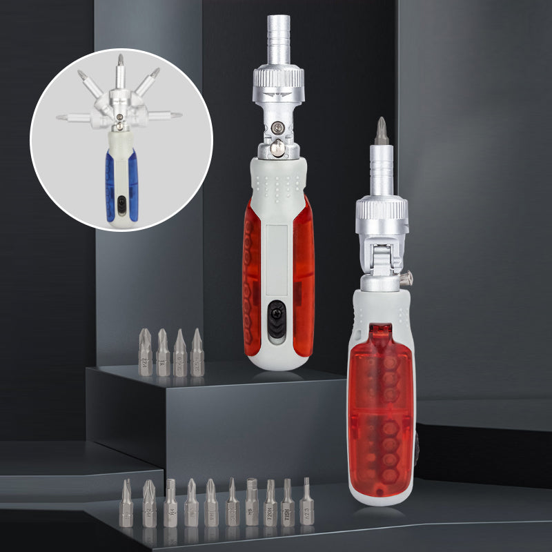 EasyScrew™ – 14-in-1 Ratschen-Schraubendreher für Haushalt & Werkstatt