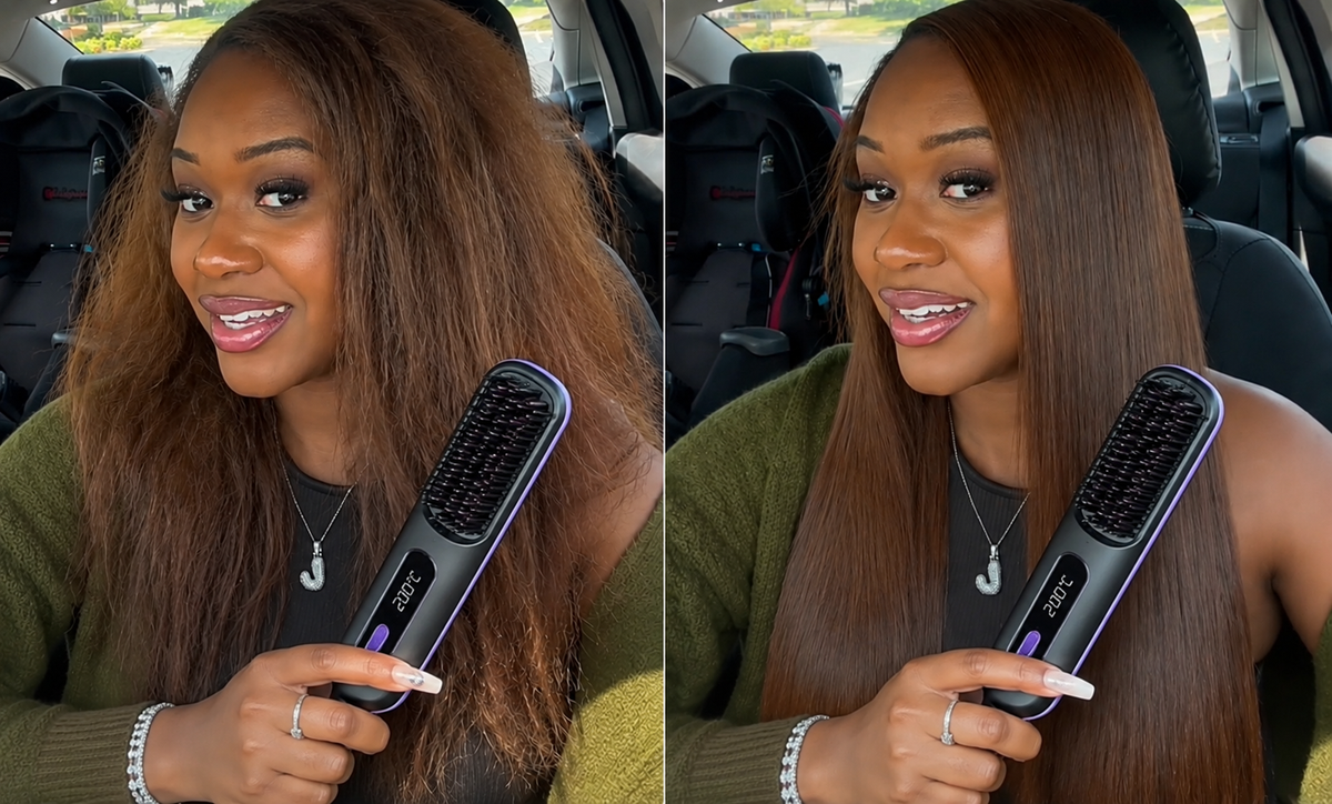 SleekGo™ Kabelloser Mini-Haarglätter – Glatte, frizzfreie Haare überall unterwegs