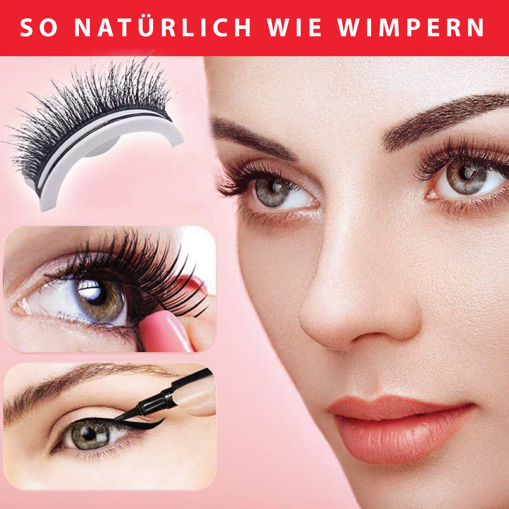 Stylash™ Wiederverwendbare Selbstklebende Falsche Wimpern (1+1 GRATIS)