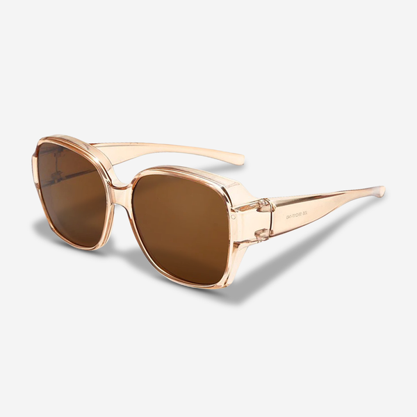 SolaraFit™ Polarisierter UV-Schutz über Korrektionsbrillen - Sonnenbrille zum Überziehen für Damen