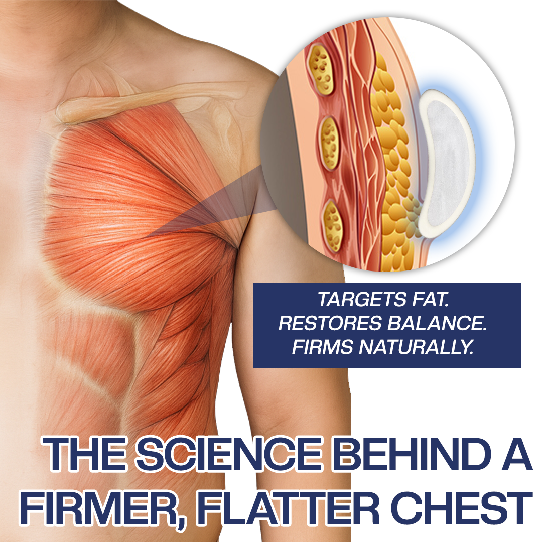 Sculptiva®  Gynekomastie Burn & Firm Brustpflaster – Für eine straffere, definiertere Männerbrust
