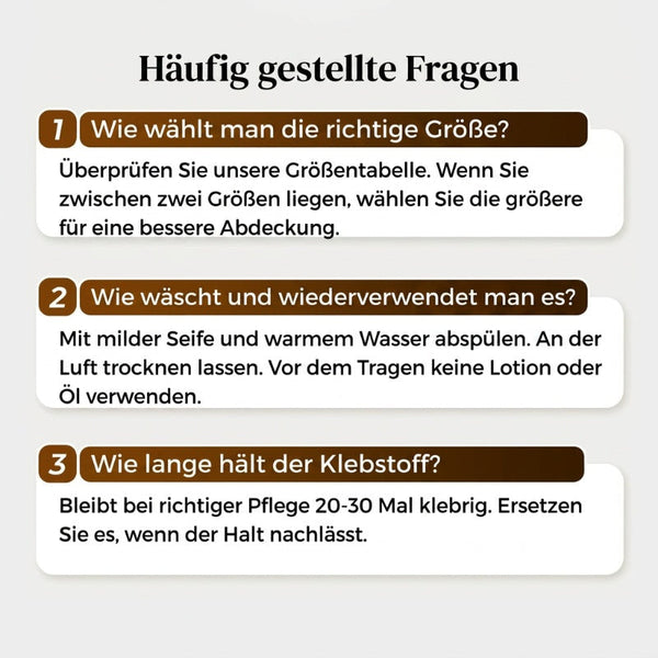 💗2 zum Preis von 1 – 2 Paar - 🎁Selbstklebende, unsichtbare BHs mit Raffungen