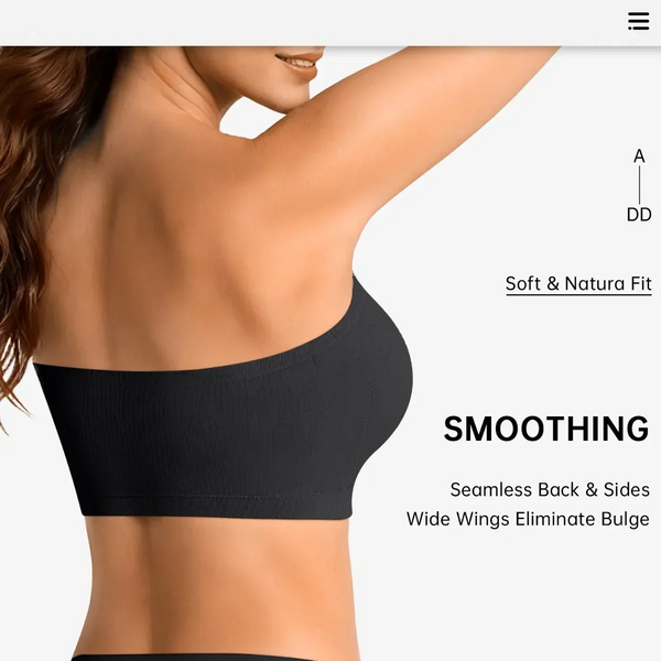 CurveStay™ Multiway-Bandeau-BH – Nahtloser Halt, Push-up-Effekt & maximaler Komfort