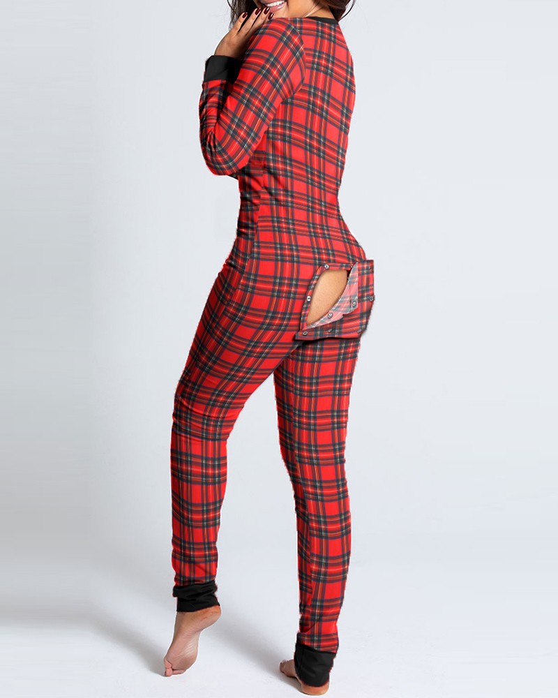 WinterGlow™ – Festlicher Jumpsuit mit Knopfleiste für Frauen