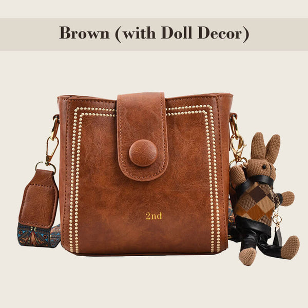 RetroCharm™ – Vintage-Mode-Tasche mit verstellbarem breiterem Schultergurt
