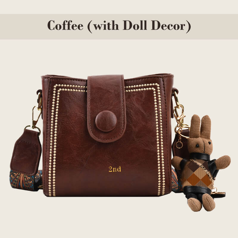 RetroCharm™ – Vintage-Mode-Tasche mit verstellbarem breiterem Schultergurt