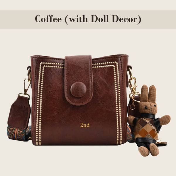 RetroCharm™ – Vintage-Mode-Tasche mit verstellbarem breiterem Schultergurt