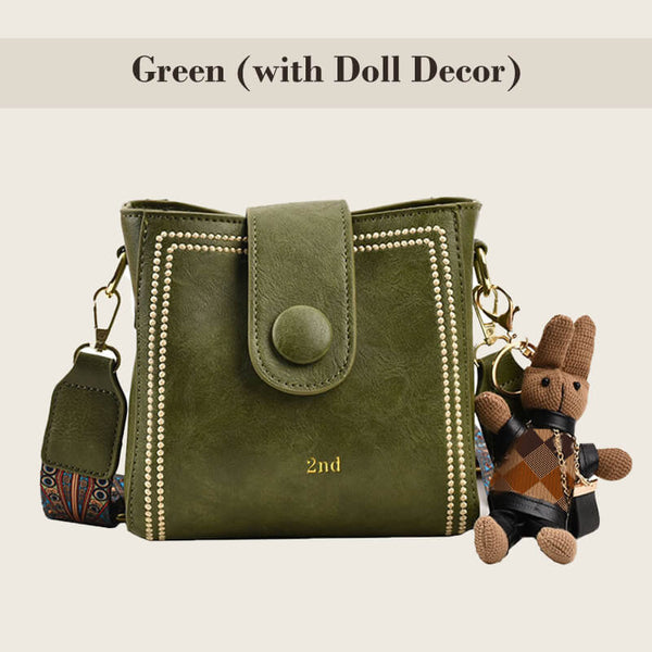 RetroCharm™ – Vintage-Mode-Tasche mit verstellbarem breiterem Schultergurt