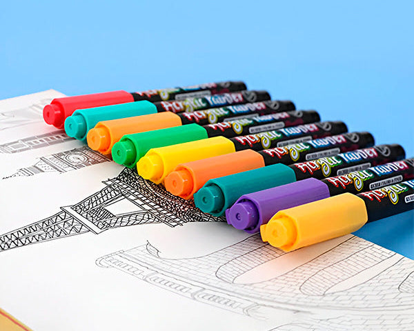 Colora™ - 12-teiliges Acrylmarker-Set