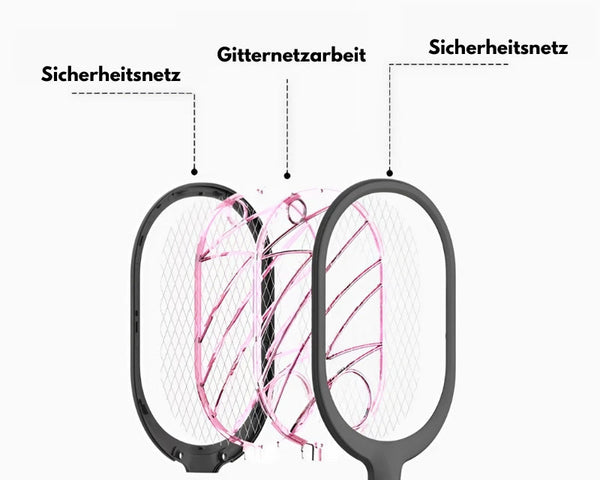 MosquitoShield™ – Wiederaufladbare Mückenklatsche für effektiven Insektenschutz