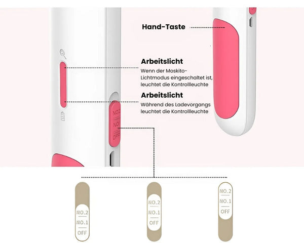 MosquitoShield™ – Wiederaufladbare Mückenklatsche für effektiven Insektenschutz
