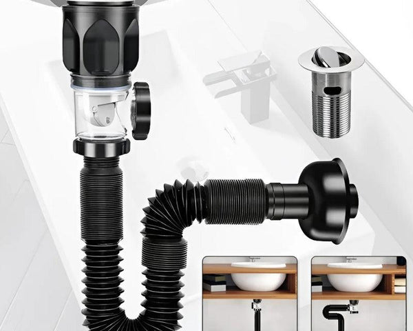 OdorBlock™ - Anti-Geruch Universal Waschbecken Abflussrohr [Letzter Tag Rabatt]
