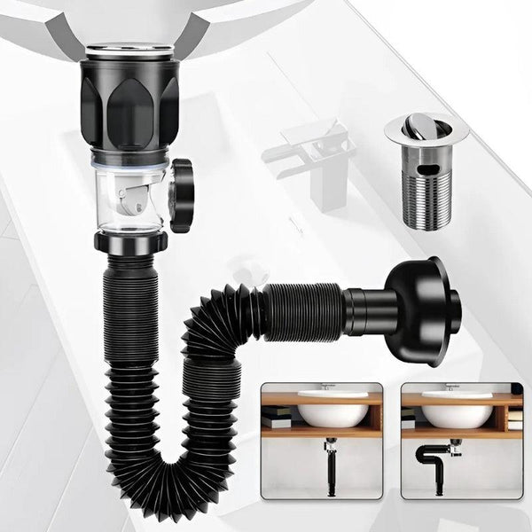 OdorBlock™ - Anti-Geruch Universal Waschbecken Abflussrohr [Letzter Tag Rabatt]