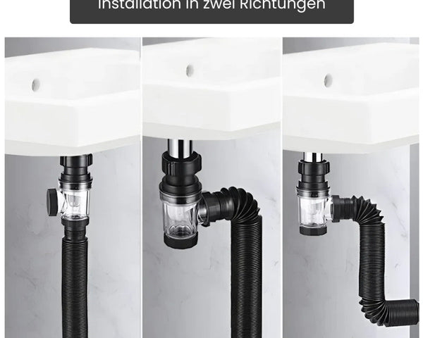 OdorBlock™ - Anti-Geruch Universal Waschbecken Abflussrohr [Letzter Tag Rabatt]