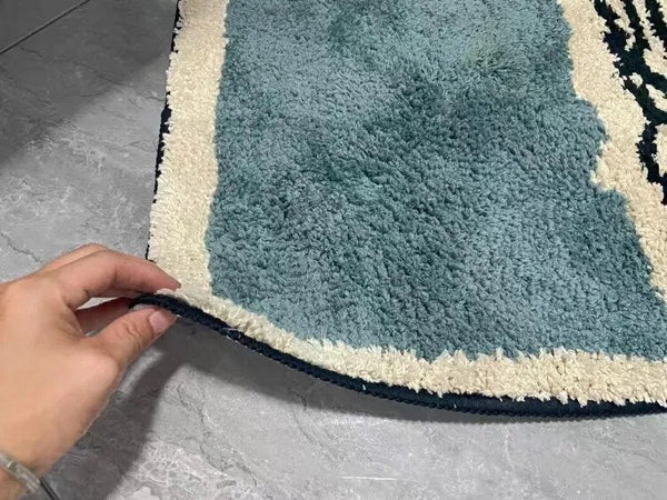 HavenMat - Abstrakte Anti-Rutsch Badematte im skandinavischen Stil