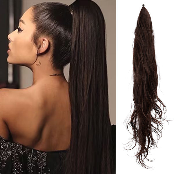 FülleZopf™ Verdopple deinen Look mit dieser doppelten Stil-Pferdeschwanzlösung für volles Haar.
