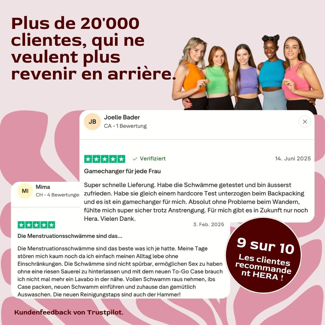 50% Rabatt | Menstruationsschwamm Starterset™ | Natürliche Periode ohne Chemie, ohne Austrocknen & ohne Müll!