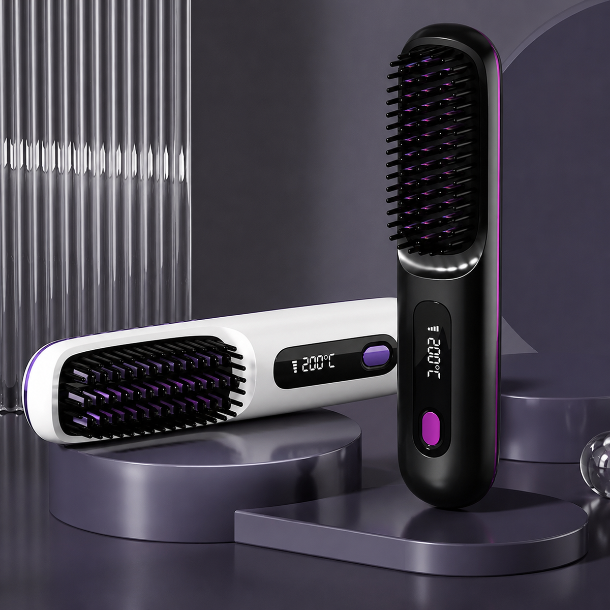 SleekGo™ Kabelloser Mini-Haarglätter – Glatte, frizzfreie Haare überall unterwegs