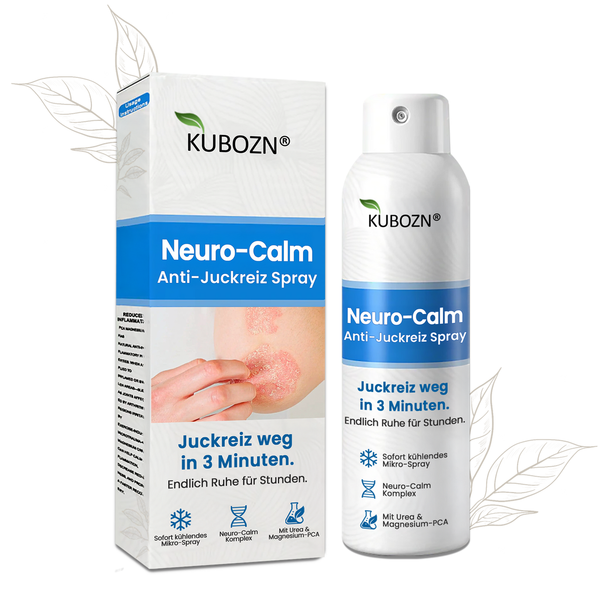 Magnesium Kräuter-Spray für Psoriasis-neigende Haut