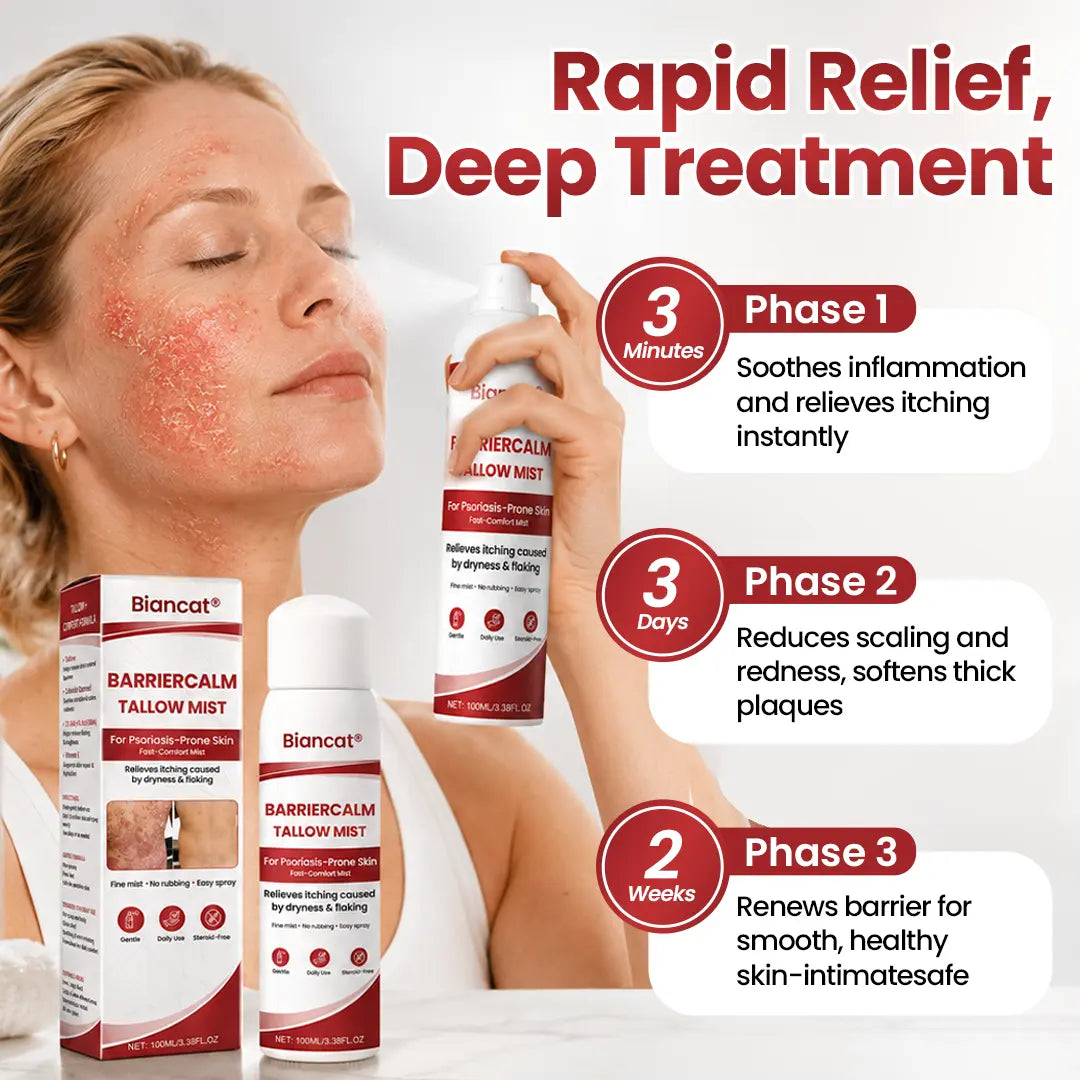 Lipièra™ BarrierCalm Tallow Mist – Für trockene, juckende & schuppige Haut