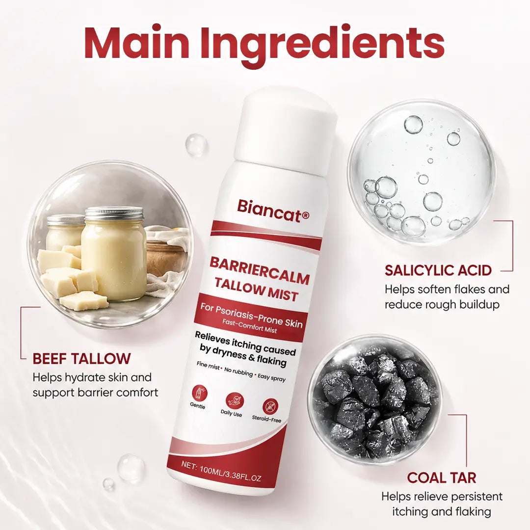 Lipièra™ BarrierCalm Tallow Mist – Für trockene, juckende & schuppige Haut