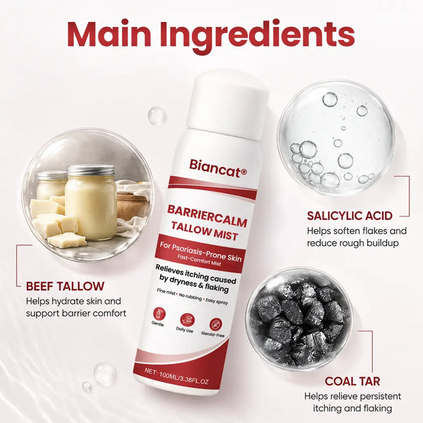 Lipièra™ BarrierCalm Tallow Mist – Für trockene, juckende & schuppige Haut