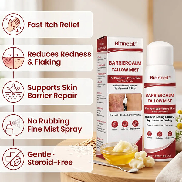 Lipièra™ BarrierCalm Tallow Mist – Für trockene, juckende & schuppige Haut