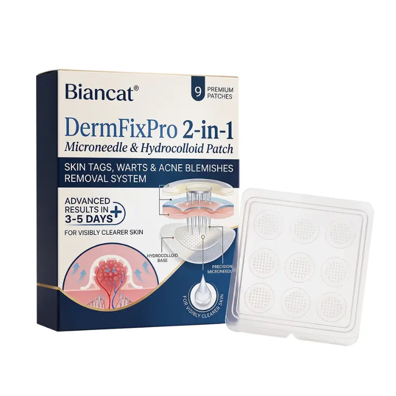 DermaVelle™ 2-in-1 Mikronadel-Pflaster – Für sichtbar glattere Haut & weniger Hautanhängsel