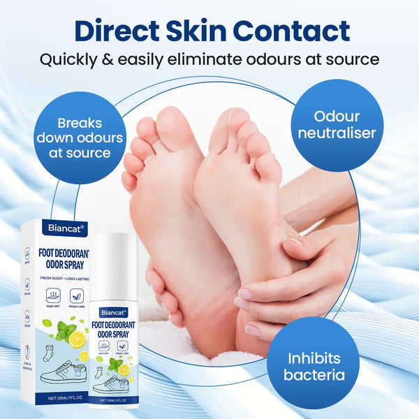 AuréFeet™ Fuß-Deodorant Spray – Gegen Fuß- & Schuhgeruch für langanhaltende Frische