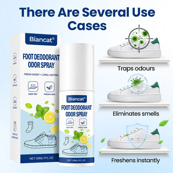 AuréFeet™ Fuß-Deodorant Spray – Gegen Fuß- & Schuhgeruch für langanhaltende Frische
