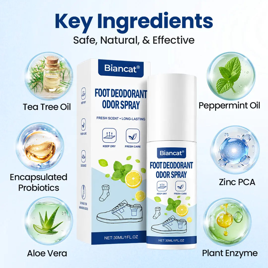 AuréFeet™ Fuß-Deodorant Spray – Gegen Fuß- & Schuhgeruch für langanhaltende Frische