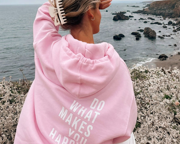 Rebecca™ Moderner Hoodie mit auffälligem Schriftzug