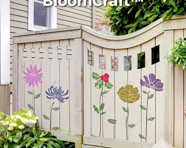 BloomCraft™ - Blühende Blumen Schablonen-Set [Letzter Tag Rabatt]