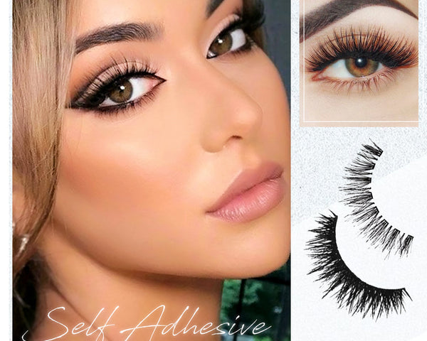 LashQueen™ Selbstklebende, wiederverwendbare, wasserfeste Wimpern