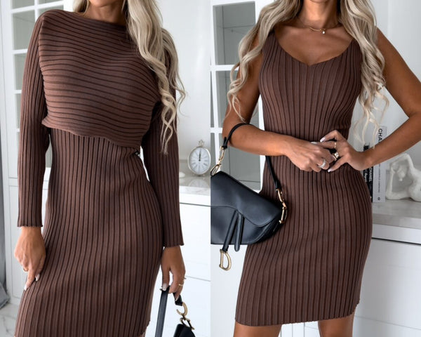 Giselle™ | ärmelloses Kleid & Pullover