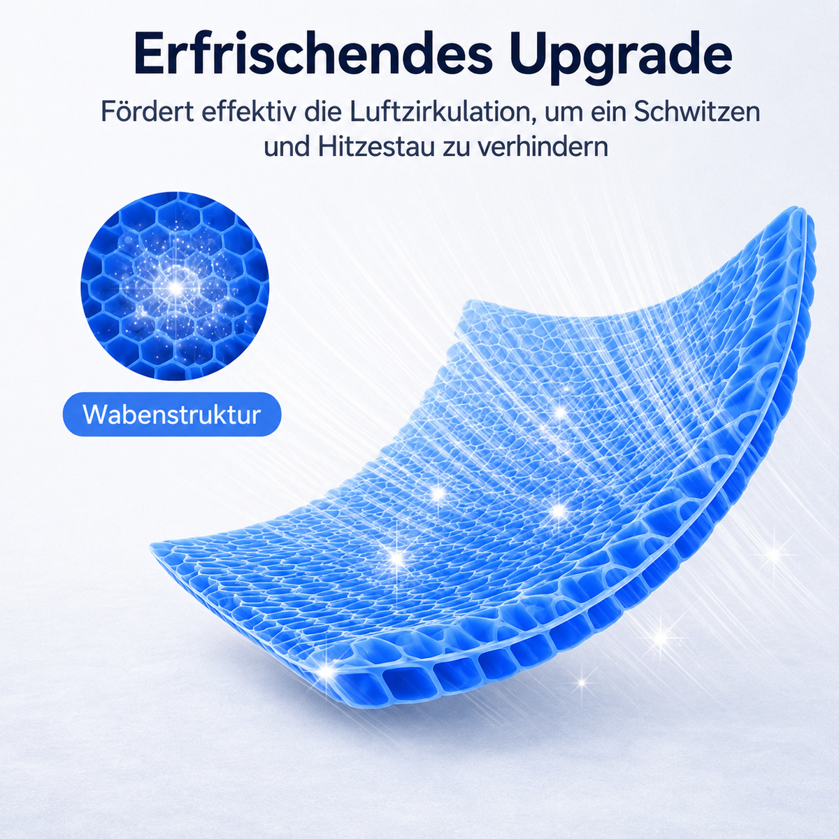 ComfortGrid™ | Ergonomisches Gel-Sitzkissen für langanhaltenden Sitzkomfort